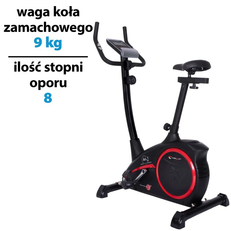 Rower magnetyczny CHRISTOPEIT SPORT AL 1 Czarny
