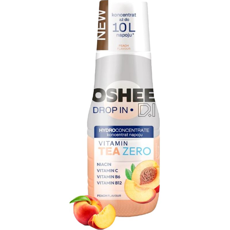 Hydrokoncentrat OSHEE DROP IN Zero Vitamin Ice Tea Brzoskwinia 500 ml