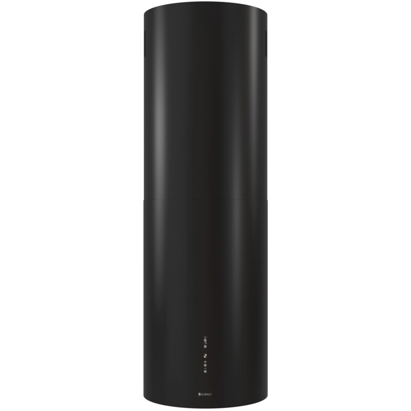 Okap GLOBALO Cylindro Isola 39.7 Czarny 742m3/h 61dB klasa B Wyświetlacz elektroniczny