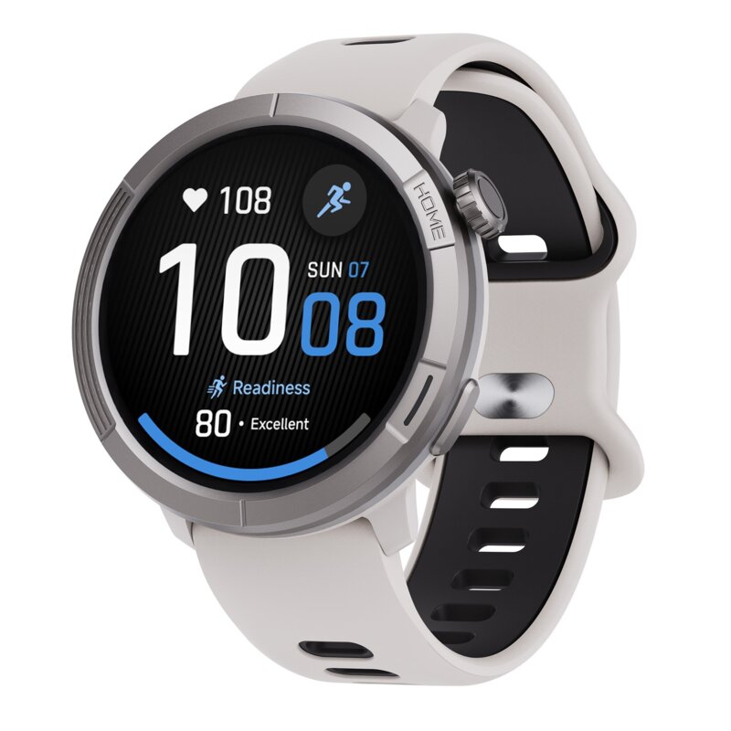 STELIO Activ Pro Funkcje AI 46mm GPS Tytan Srebrny