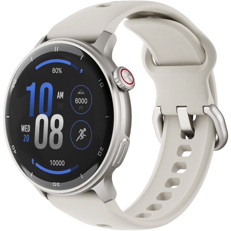 STELIO Activ Funkcje AI 46mm GPS Srebrny