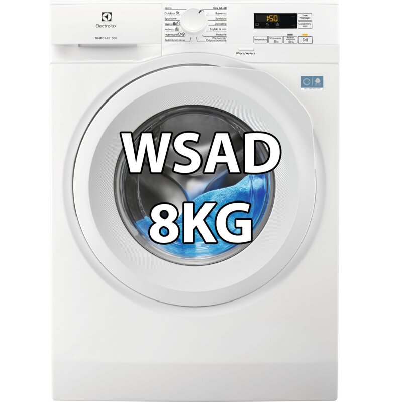 Pralka Electrolux EW2F528WP 8 kg 1200 obr/min | SensiCare | TimeCare 500 | program antyalergiczny