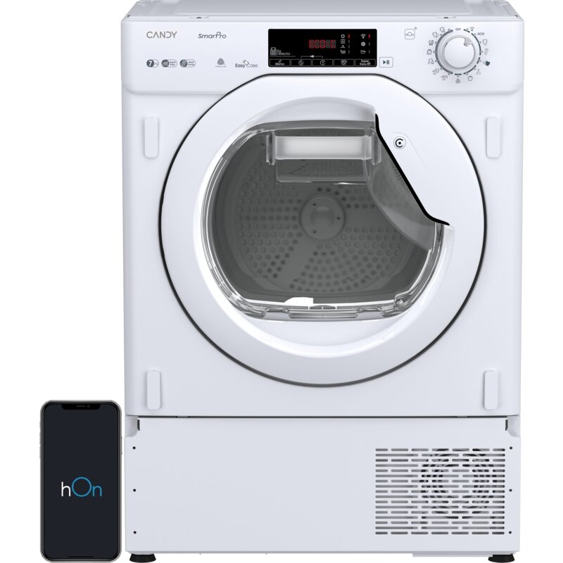 Candy ProDry 400 Slim BCTD H7A2TE-S 49,2cm 7kg Zdalne sterowanie
