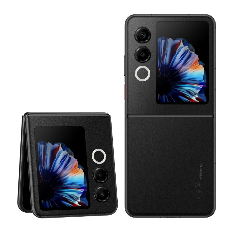 Smartfon NUBIA Flip 2 5G 8/256GB 6.9" 120Hz Czarny