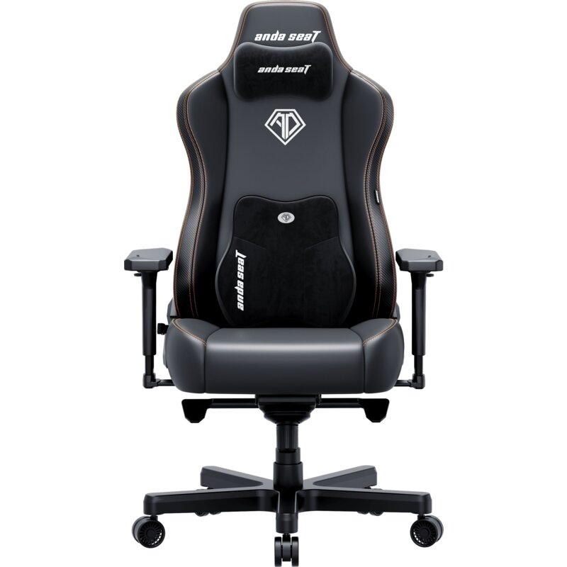 Fotel gamingowy ANDA SEAT Kaiser 3E XL Czarny (Skóra PVC)
