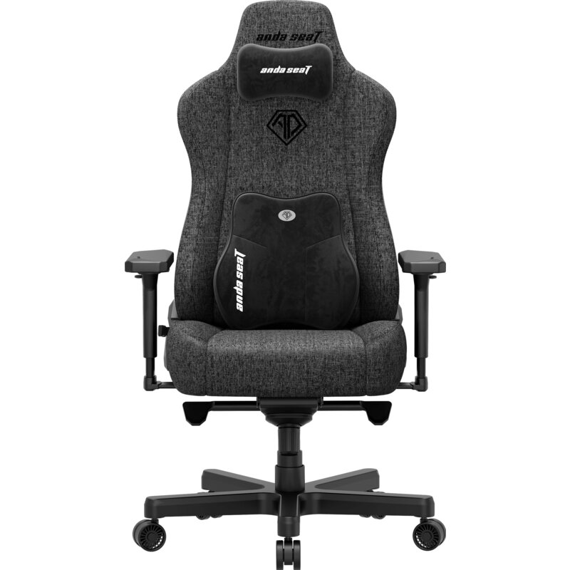Anda Seat Kaiser 3E XL Gamingowy do 150kg Tkanina Ciemnoszary