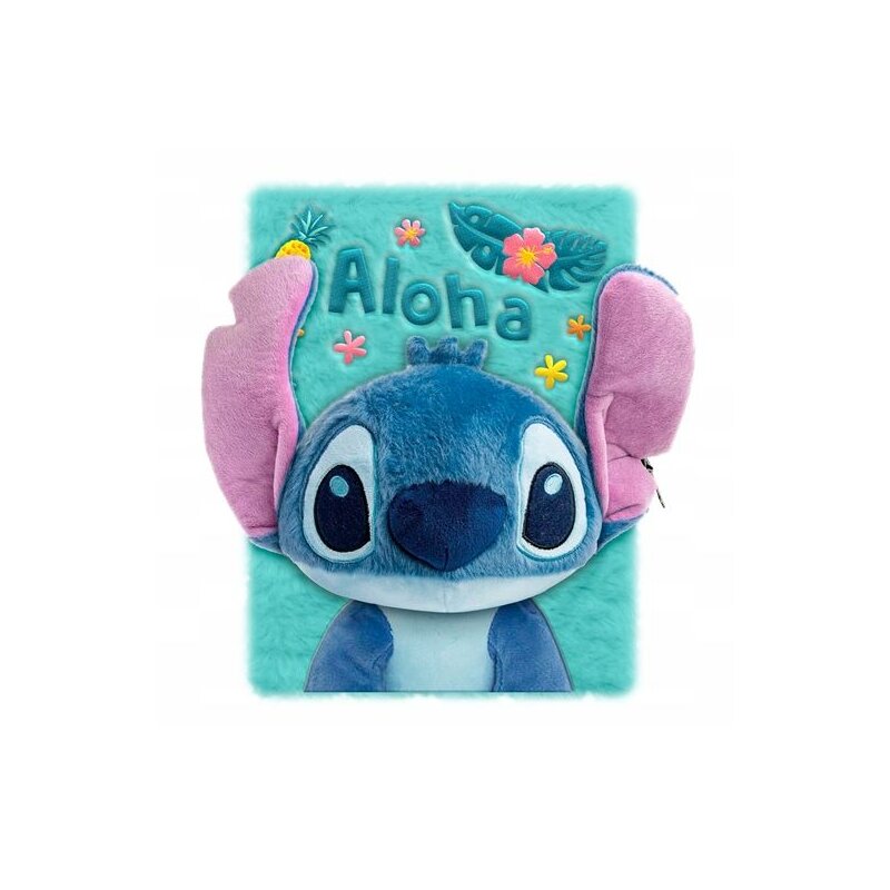 Pamiętnik 3D KIDS EUROSWAN ST00117 Stitch Niebieski