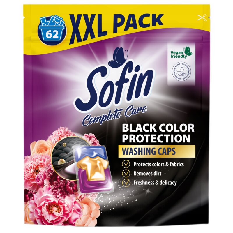 Kapsułki do prania SOFIN Complete Care & Black Color Protection 62 szt.