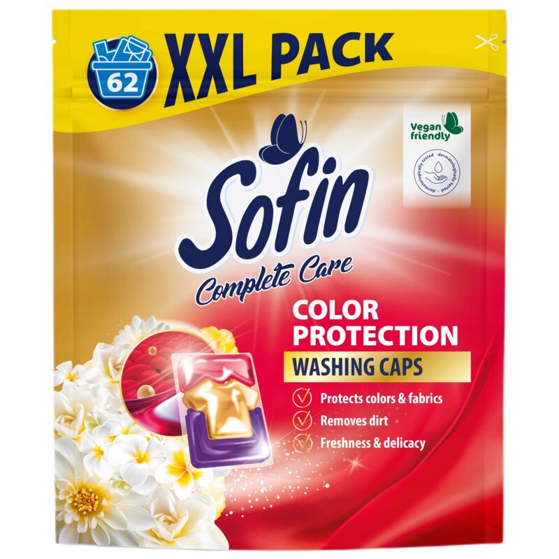 Kapsułki do prania SOFIN Complete Care & Color Protection 62 szt.