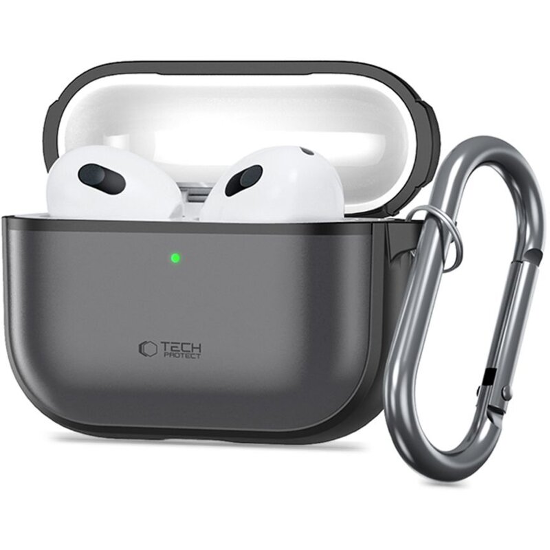 Etui na słuchawki TECH-PROTECT Magmat do APPLE Apple Airpods Pro 3 Czarny