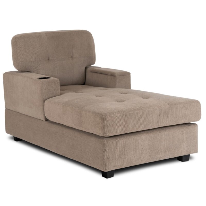 Fotel Wypoczynkowy Kanapa Sofa Do Salonu Sypialni Tapicerowany NEO Beżowy