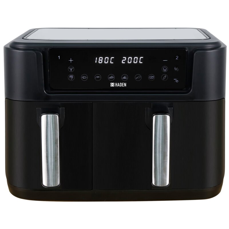 Air Fryer Frytkownica beztłuszczowa HADEN HAD214065 2400 W HADEN 9.5L podwójnym koszem