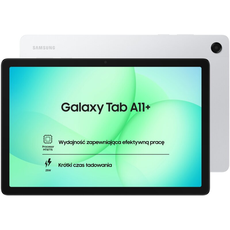 Samsung Galaxy Tab A11+ 11" 6/128GB Funkcje AI 5G Srebrny