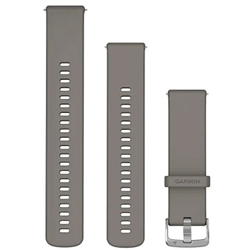 Pasek do Garmin Venu 010-13406-10 koperta 45 mm (szerokość paska 22 mm) Srebrno-szary