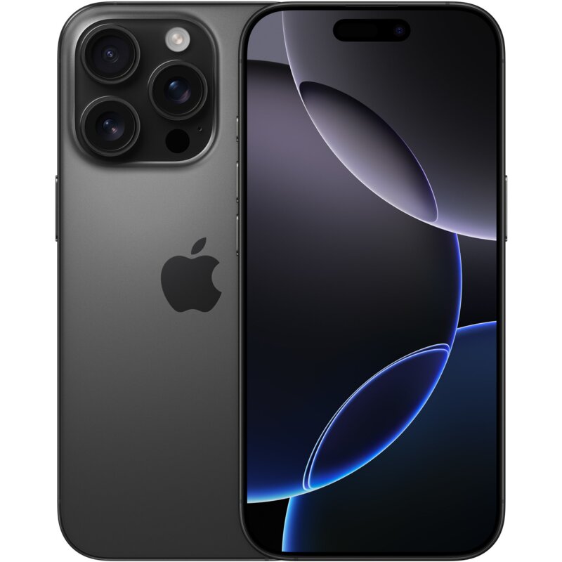 Smartfon APPLE iPhone 16 Pro 5G 256GB 6.3" 120Hz Tytan czarny (Stan Bardzo Dobry)