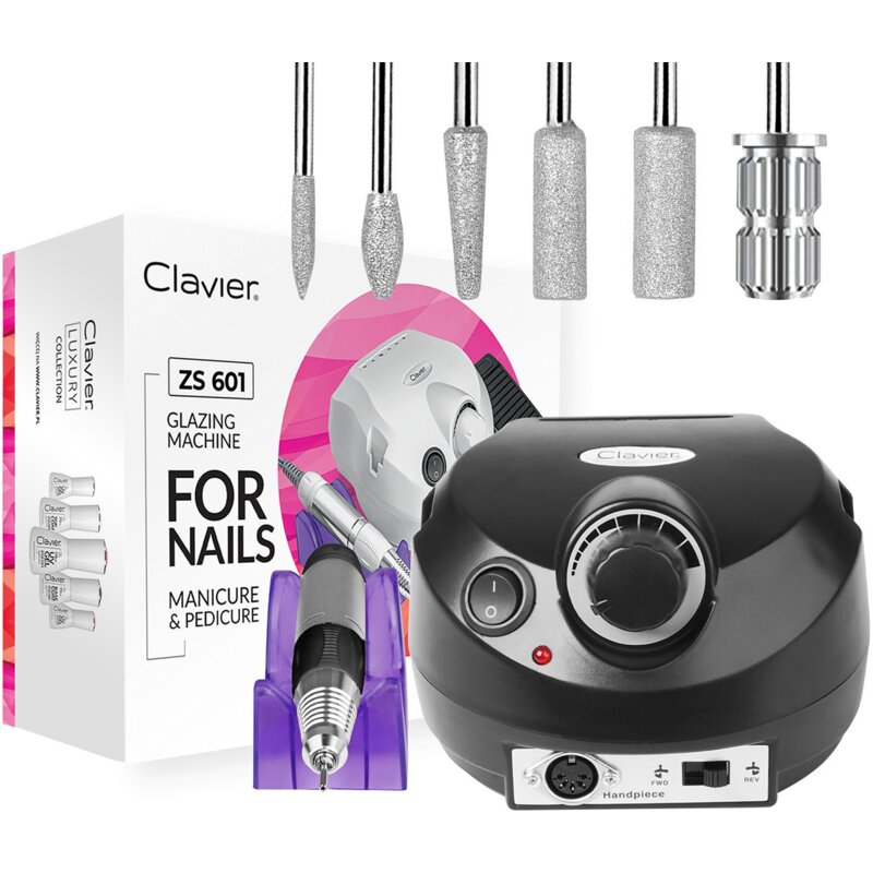Frezarka do paznokci CLAVIER ZS 601 Czarny