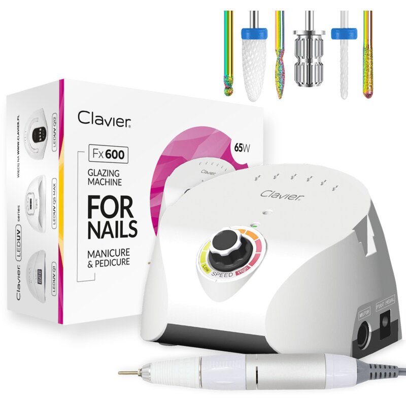 Frezarka do paznokci CLAVIER FX 600 Biały