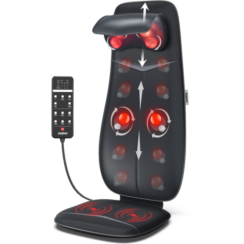 Mata masująca RENPHO Shiatsu BM076 Czarny