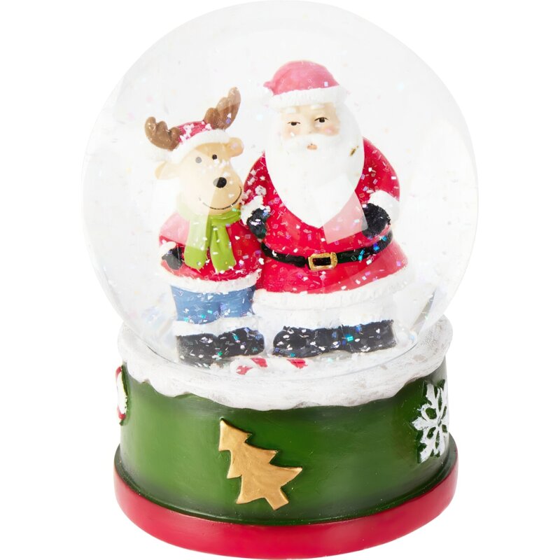 Kula śnieżna CHRISTMAS DECORATION Mikołaj 12.5 cm