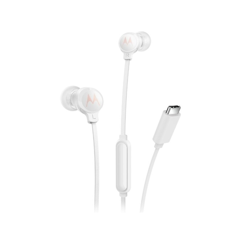 Słuchawki dokanałowe MOTOROLA Earbuds 3C-S Biały
