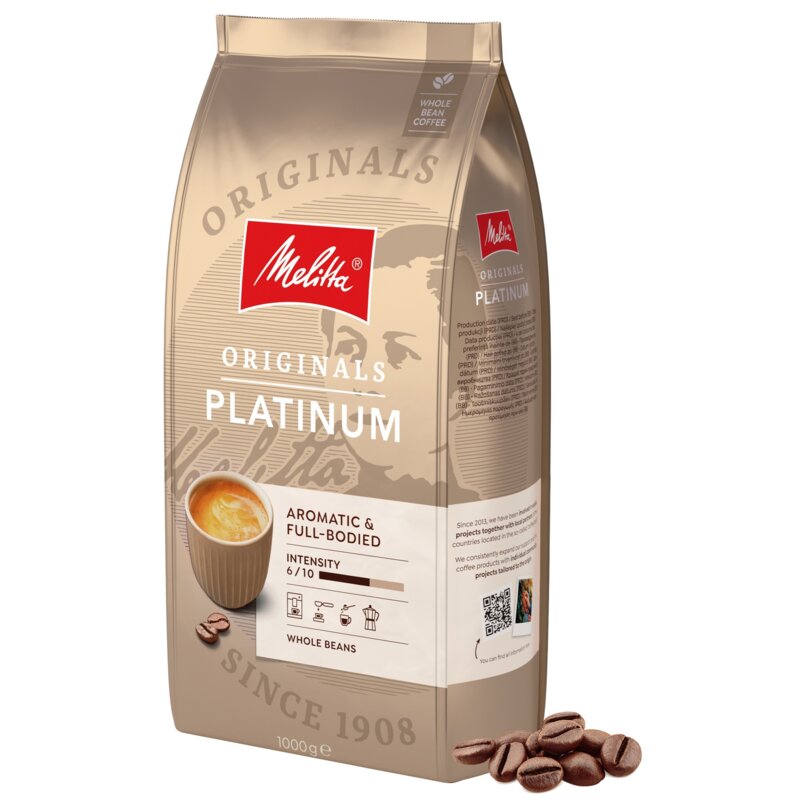 Kawa ziarnista MELITTA Originals Platinum 1 kg