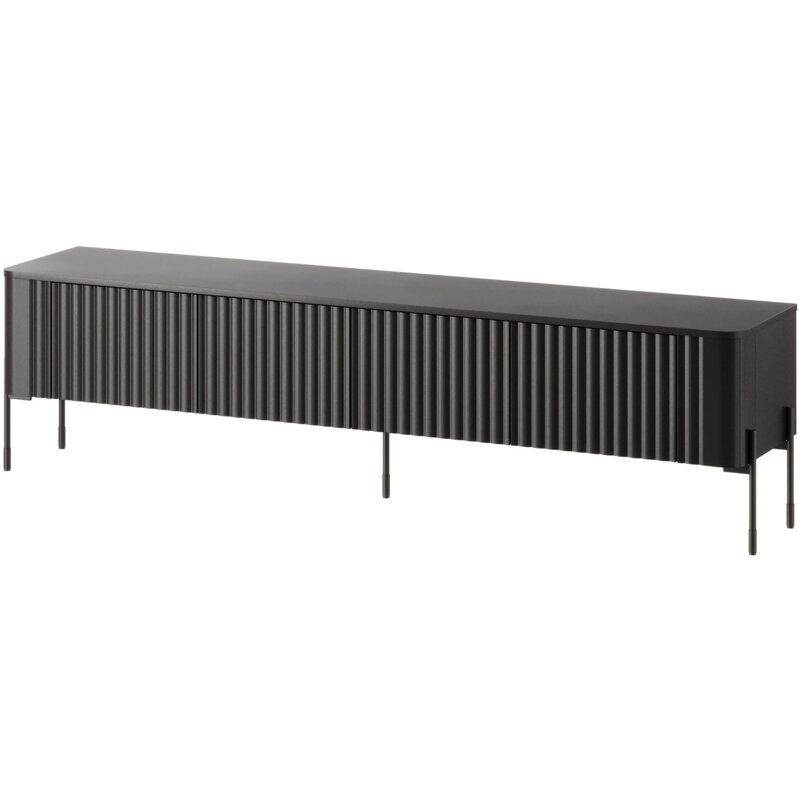 Szafka RTV VERA 190x40x50 czarny mat