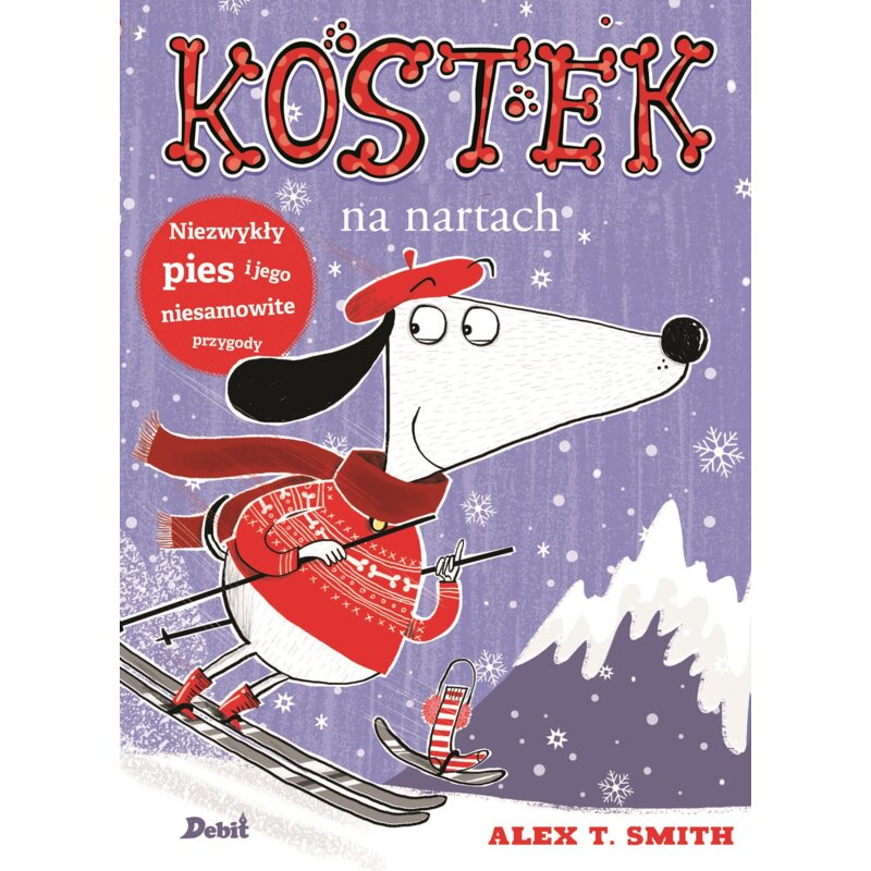 Kostek. Kostek na nartach Alex T. Smith