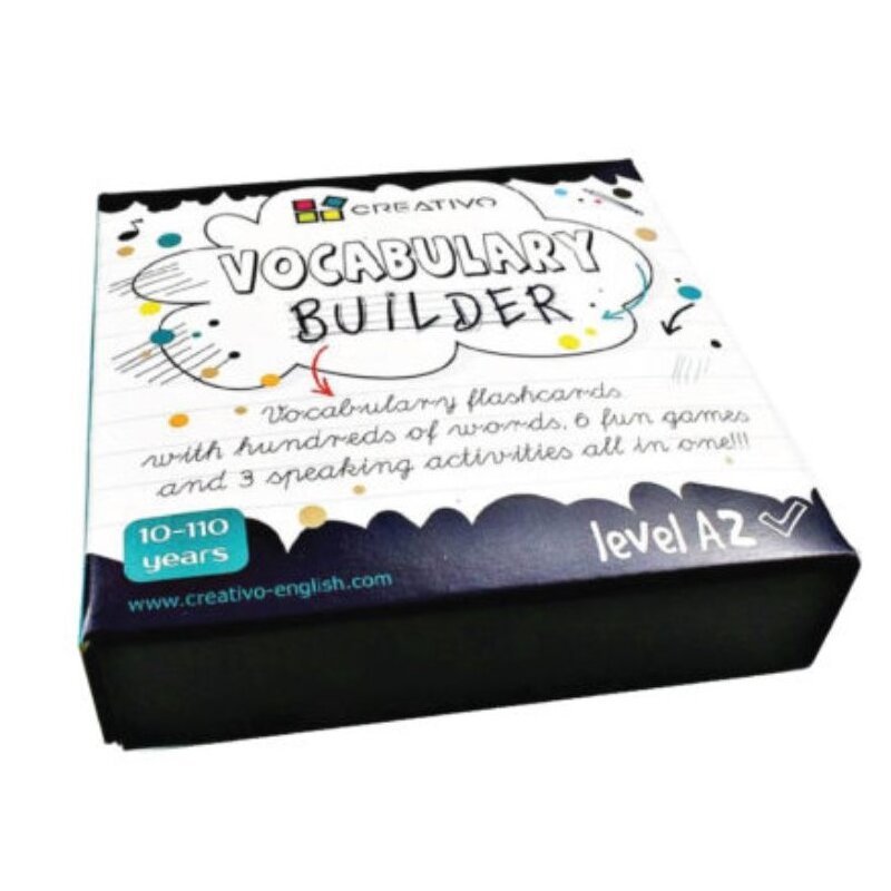Karty językowe Angielski Vocabulary builder A2 Paweł Dwornik