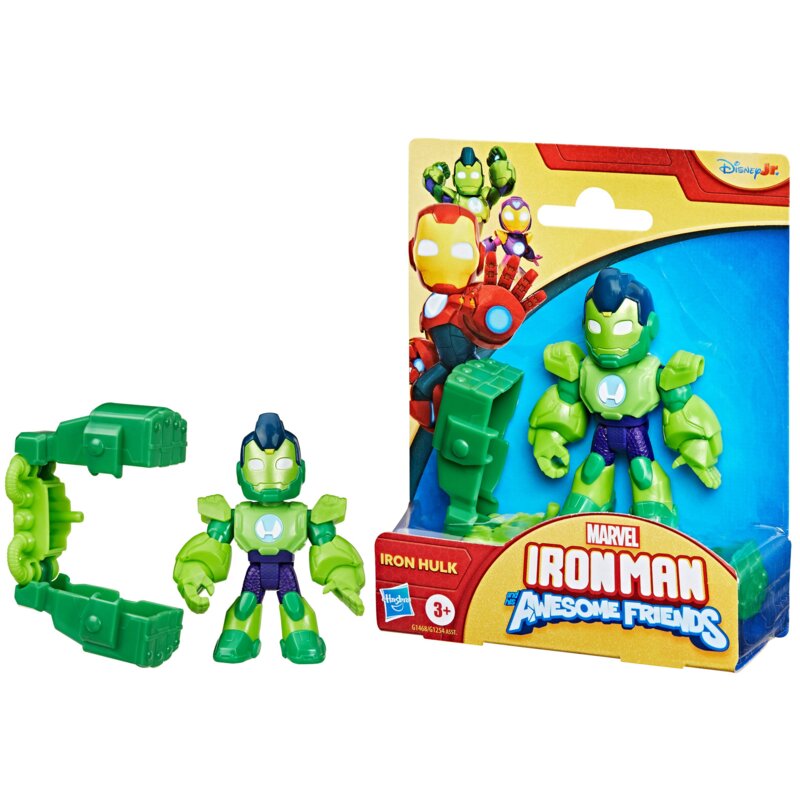 Figurka HASBRO Disney Junior Iron Man i Super Ekipa Iron Hulk G14685X0