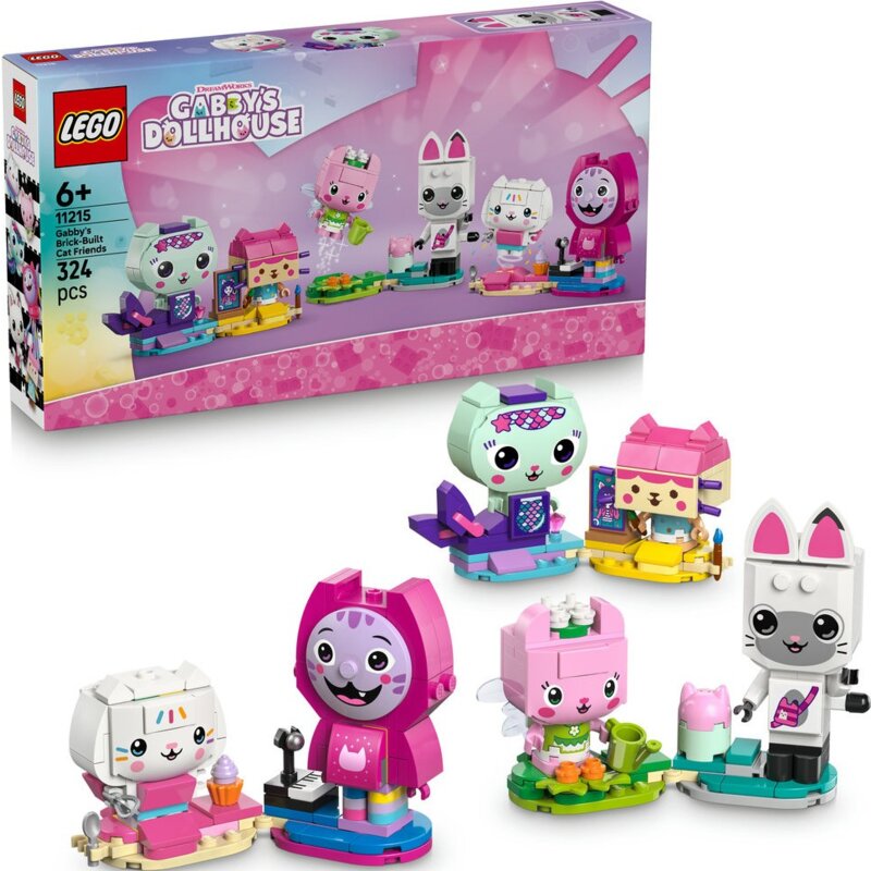 LEGO KOCI DOMEK GABI 11215 Koci przyjaciele Gabi z klocków