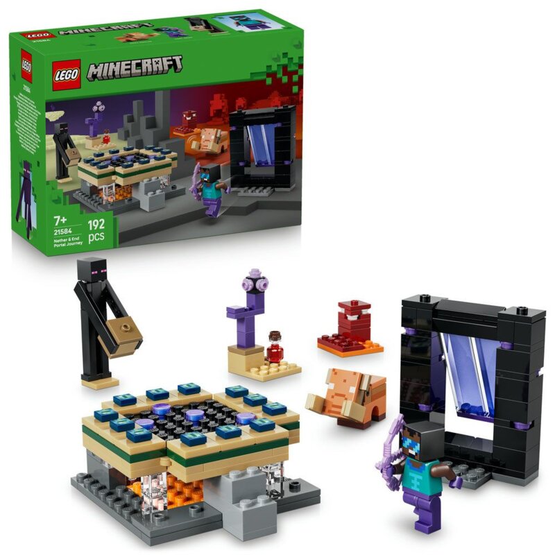 LEGO 21584 Minecraft Podróż przez portal Netheru i Kresu
