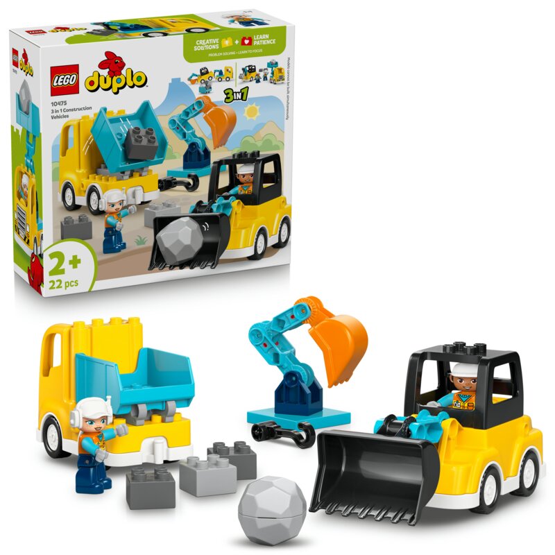 LEGO 10475 DUPLO Maszyny budowlane 3 w 1