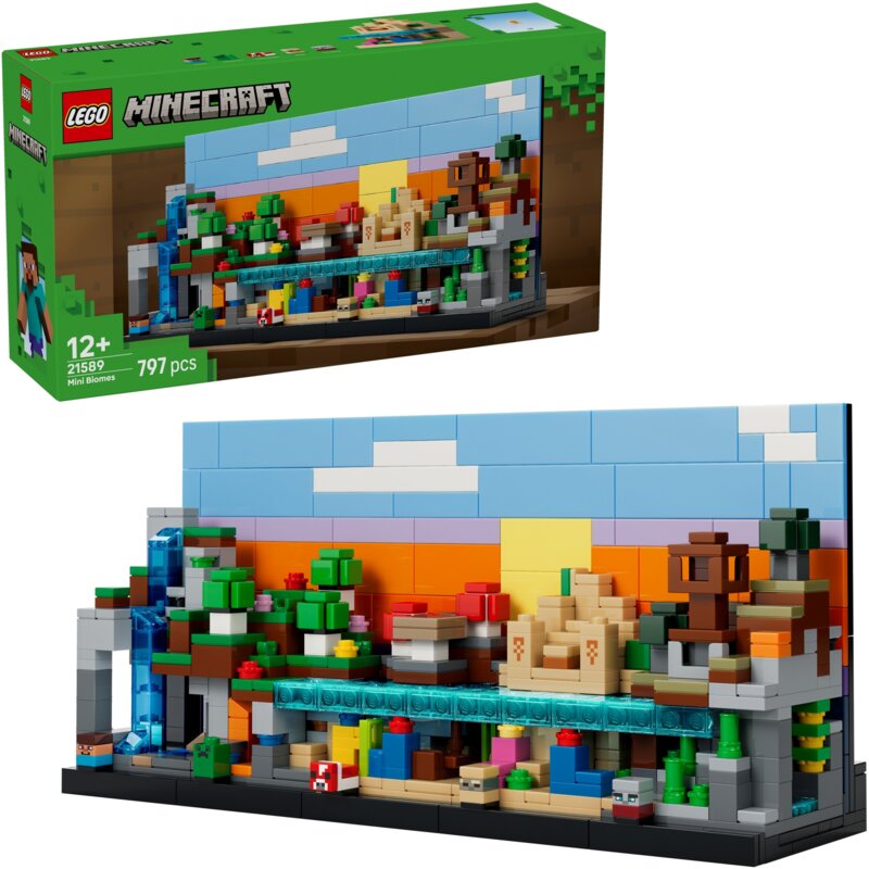 LEGO 21589 Minecraft Minibiomy