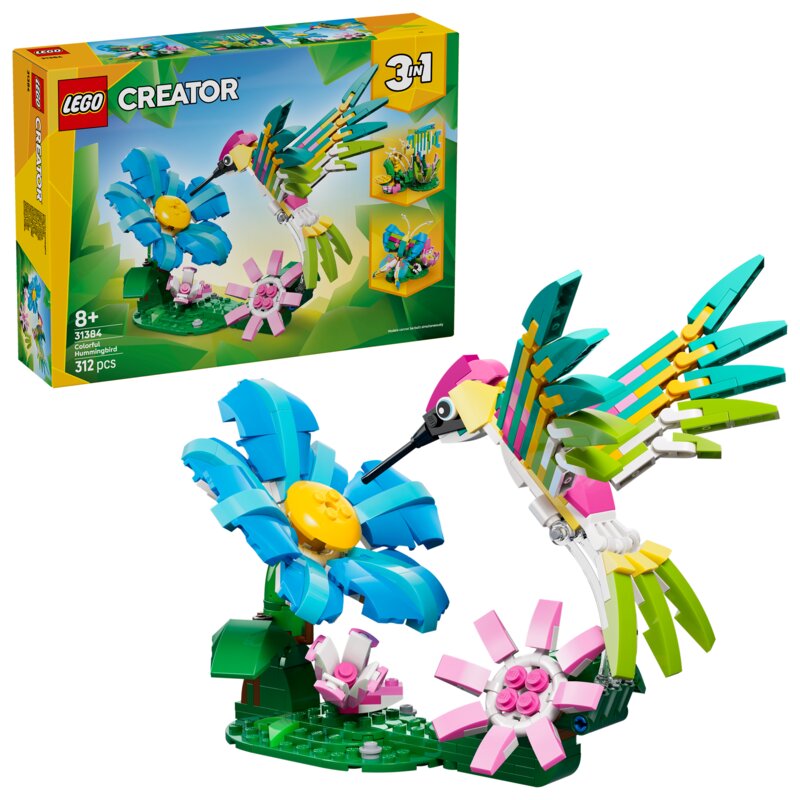 LEGO CREATOR 31384 Dzikie zwierzęta: kolorowy koliber - odbiór za 0 zł we wszystkich salonach x-kom i Neonet