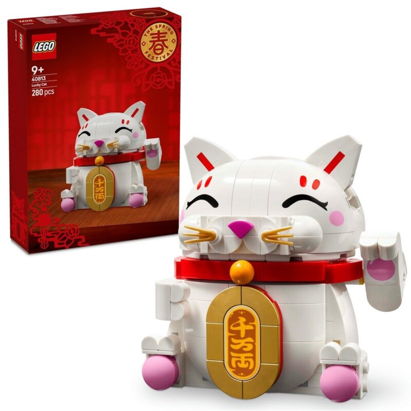 LEGO 40813 Iconic Japoński kot szczęścia