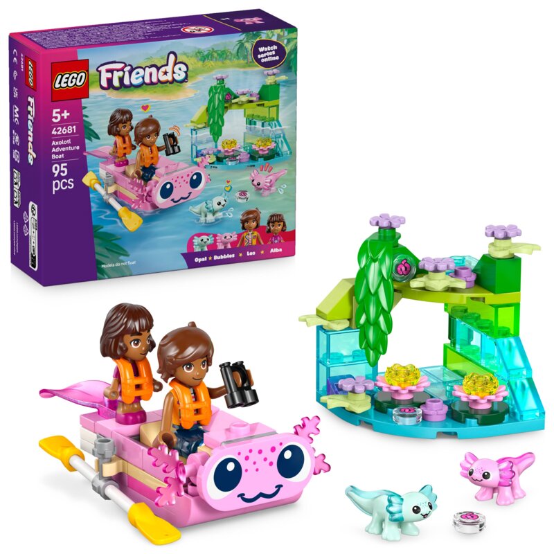 LEGO 42681 Friends Przygoda na aksolotlowej łodzi