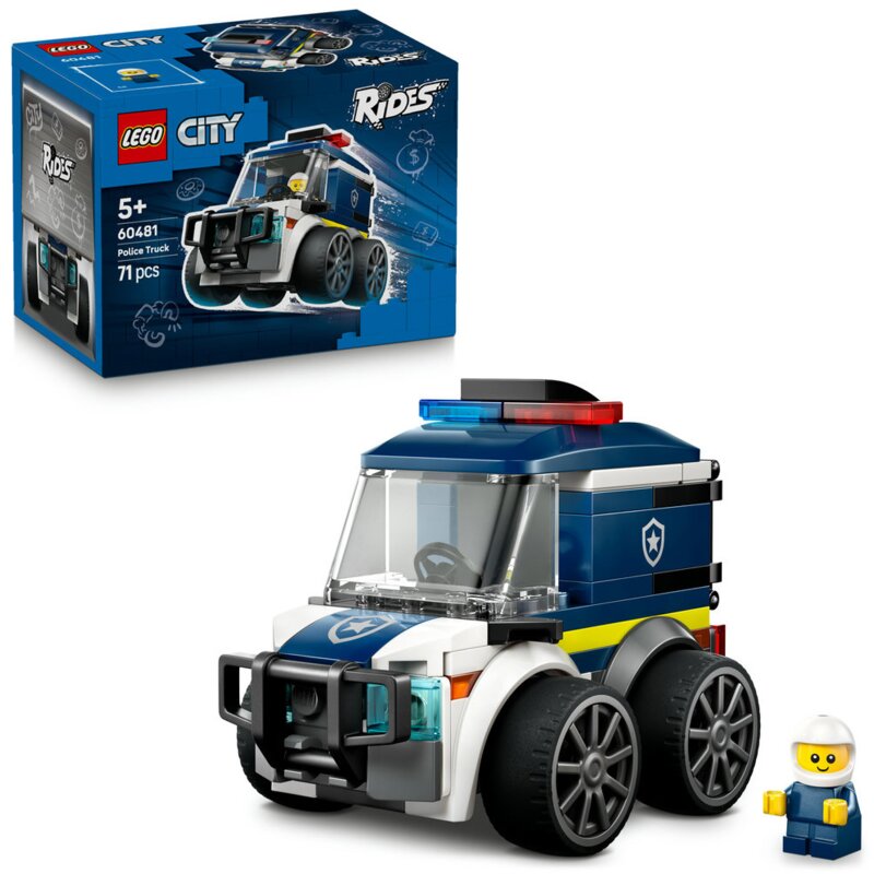 LEGO 60481 City Pojazdy — Ciężarówka policyjna