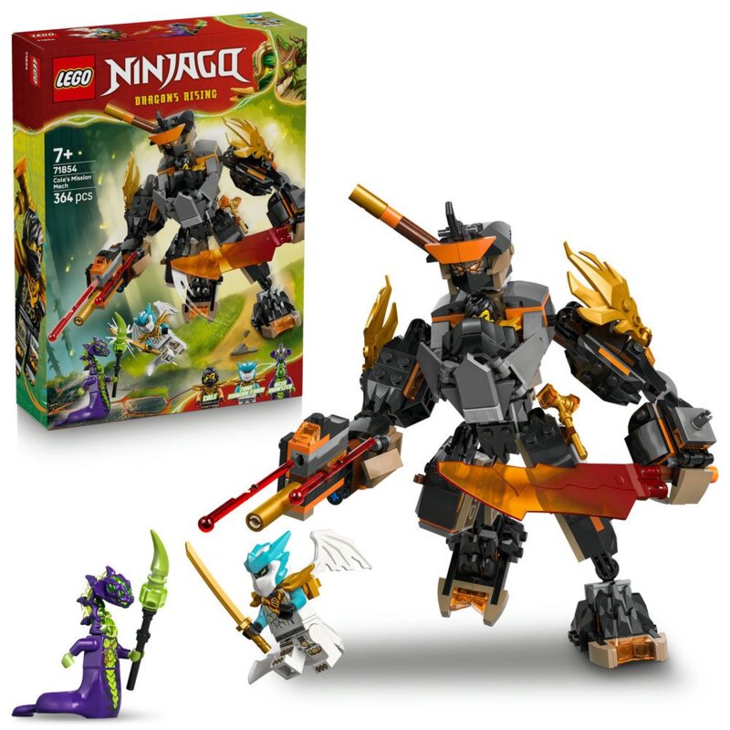 LEGO 71854 NINJAGO Mech specjalny Cole’a i Zane w smoczej zbroi