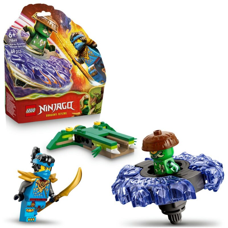 LEGO 71849 NINJAGO Nya kontra zmutowany potwór na spinnerze