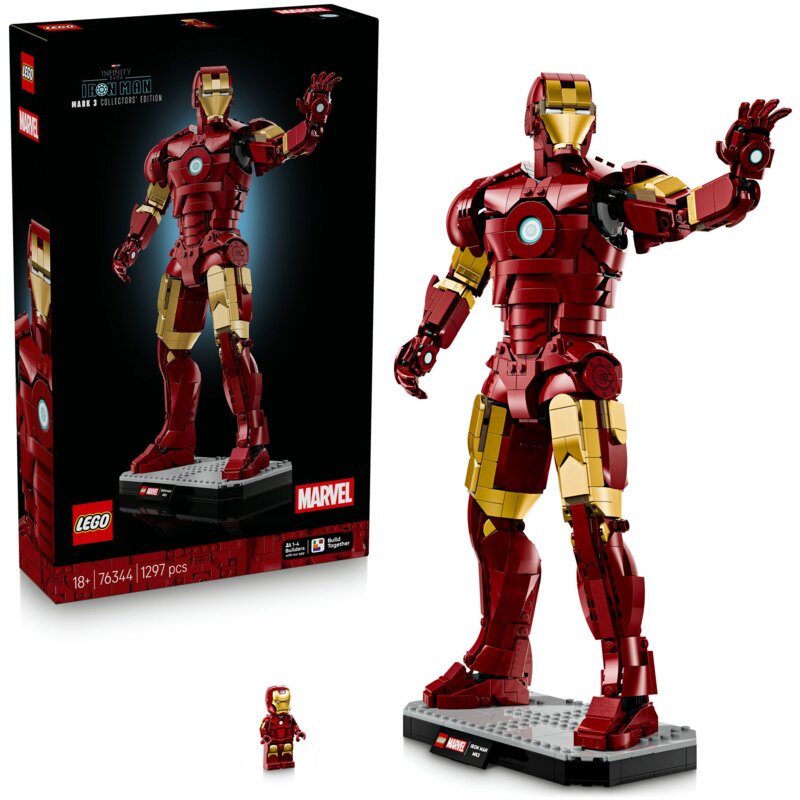 LEGO 76344 Marvel Iron Man Mark 3 — edycja kolekcjonerska