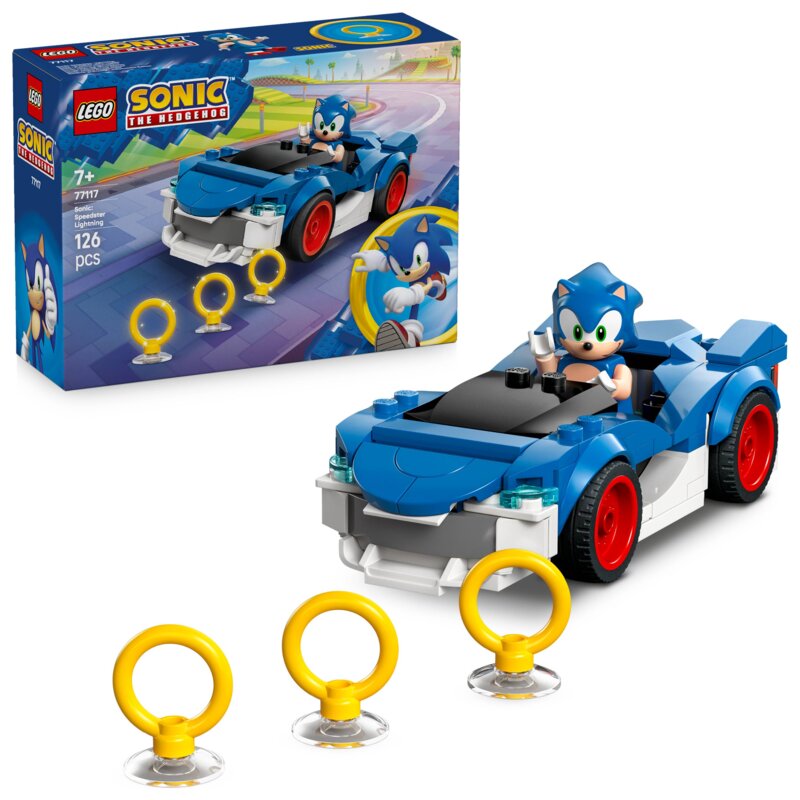 LEGO 77117 Sonic the Hedgehog Sonic: Speedster Lightning