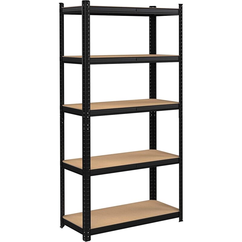 Regał magazynowy GOCKOWIAK Conor 180 x 90 x 30 cm Czarny