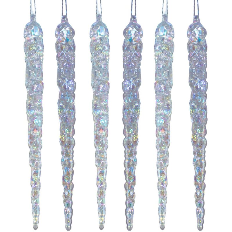 Zawieszka CHRISTMAS DECORATION Sopel 7637664 (6 sztuk)