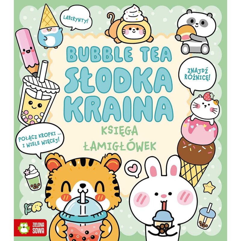Księga łamigłówek. Bubble tea. Słodka kraina Em Bruce