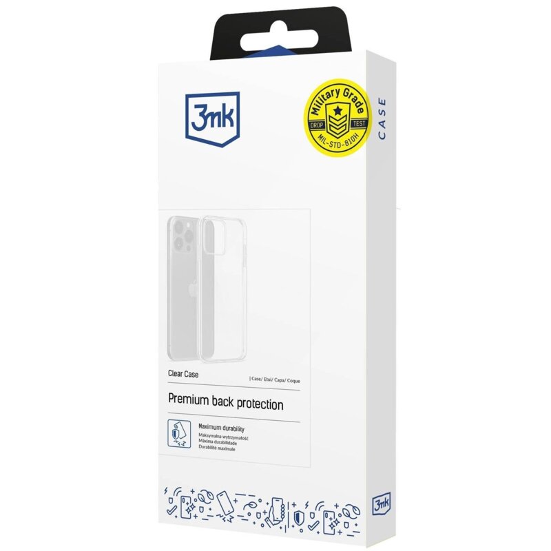 Etui 3MK Clear Case do Redmi Note 15 Pro Przezroczysty