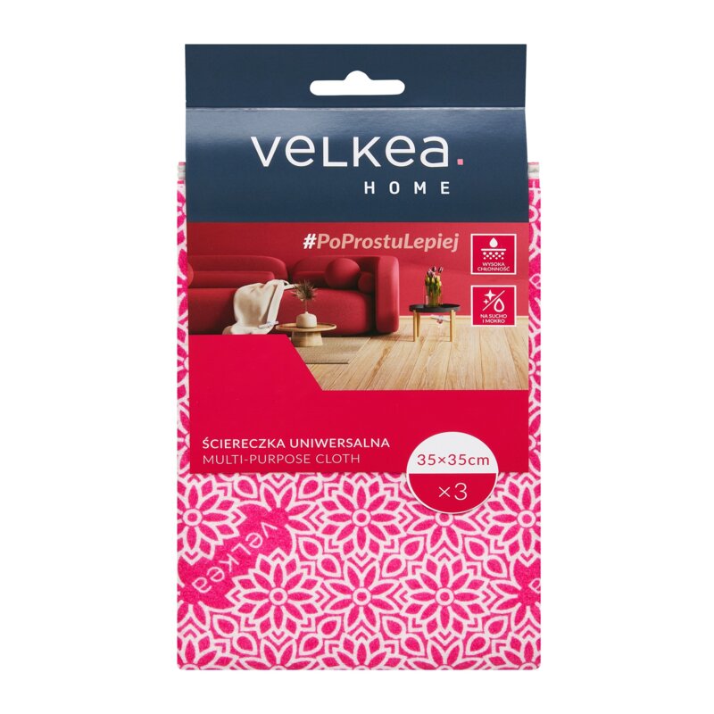 Ściereczka VELKEA 75214 (3 sztuki)