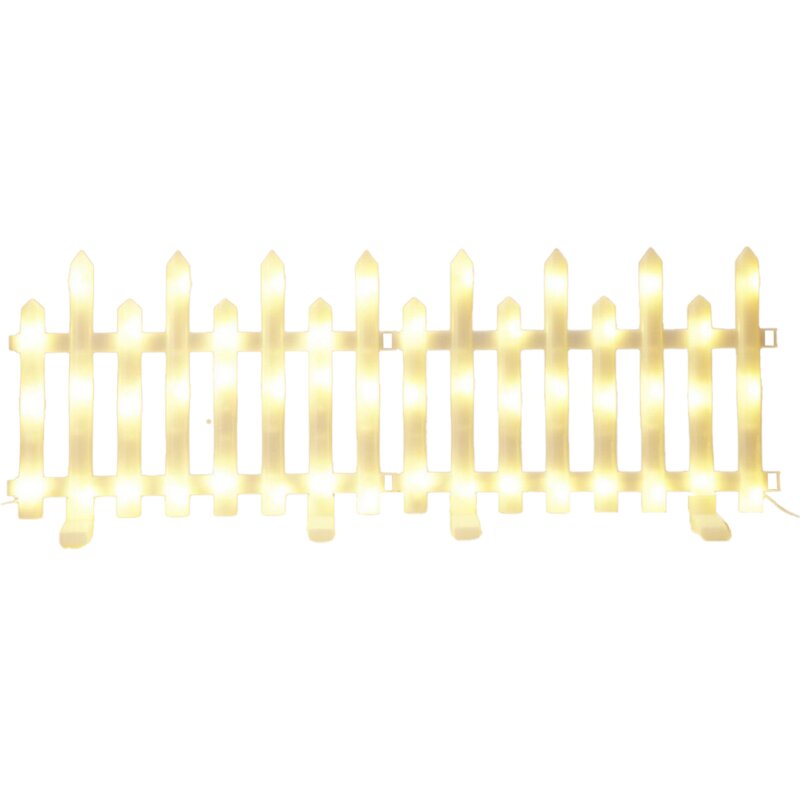 Płotek dekoracyjny LED CHRISTMAS GIFTS 192 LED Biały (8 sztuk)