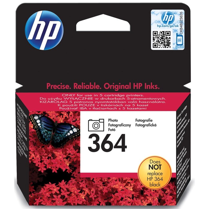 Tusz HP 364 Czarny 3 ml CB317EE