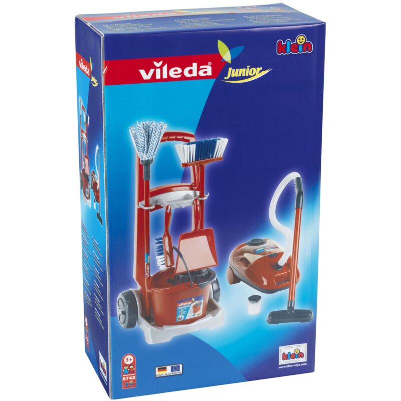 Zabawka wózek do sprzątania z odkurzaczem KLEIN Vileda 6742