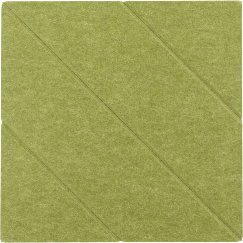 Panel dekoracyjny MULTIDECOR Felly Kwadrat 02 40 x 40 cm Zielony (2 szt.)